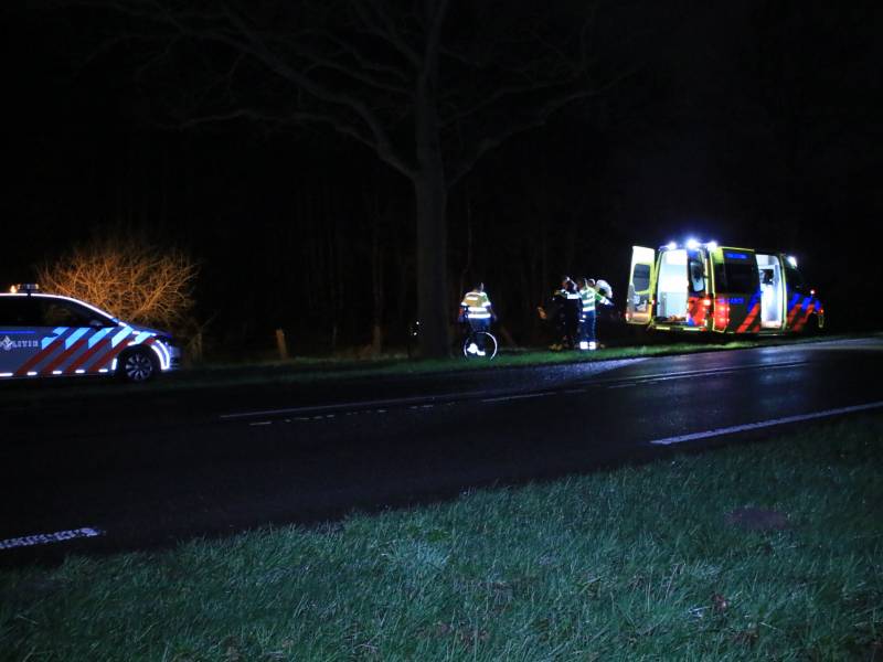 Fietser gewond na val