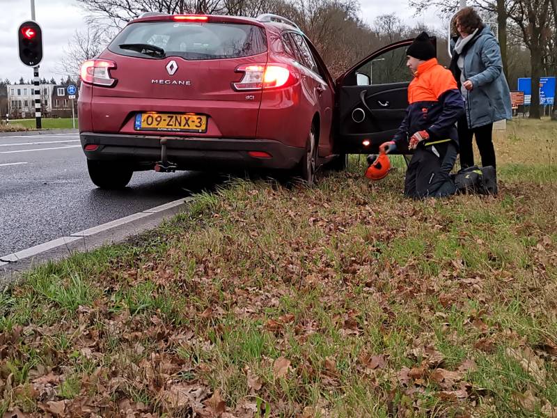 Boom top staat op vallen