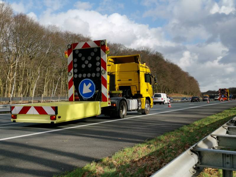 Boom dreigt op A12 te vallen