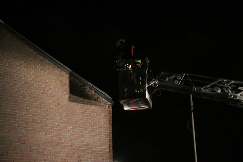 Dakrand los door harde wind