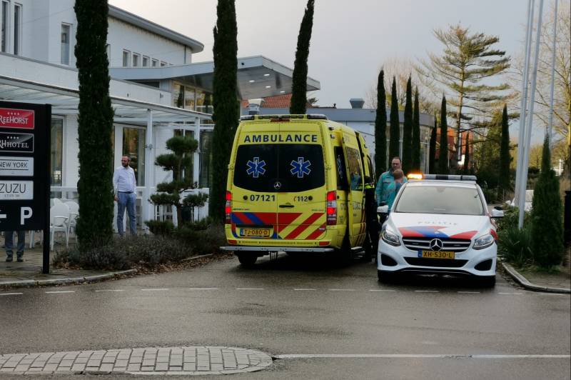 Twee fietser botesen opelkaar voor Hotel De Reehorst