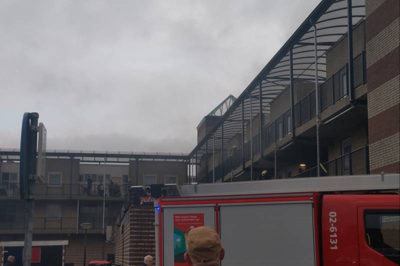 Appartementen ontruimd na brand in keuken