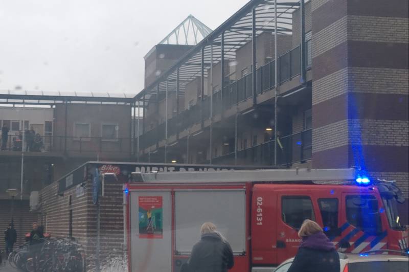 Appartementen ontruimd na brand in keuken