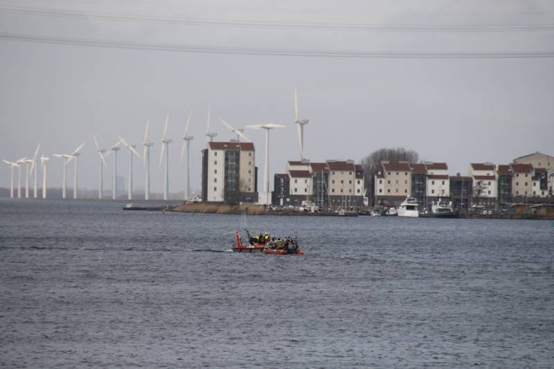 Grote inzet voor brand op vaartuig