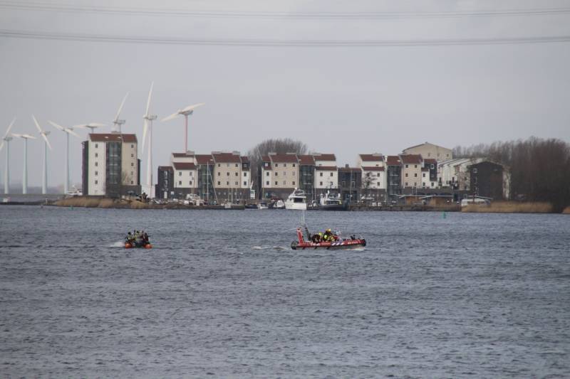 Grote inzet voor brand op vaartuig