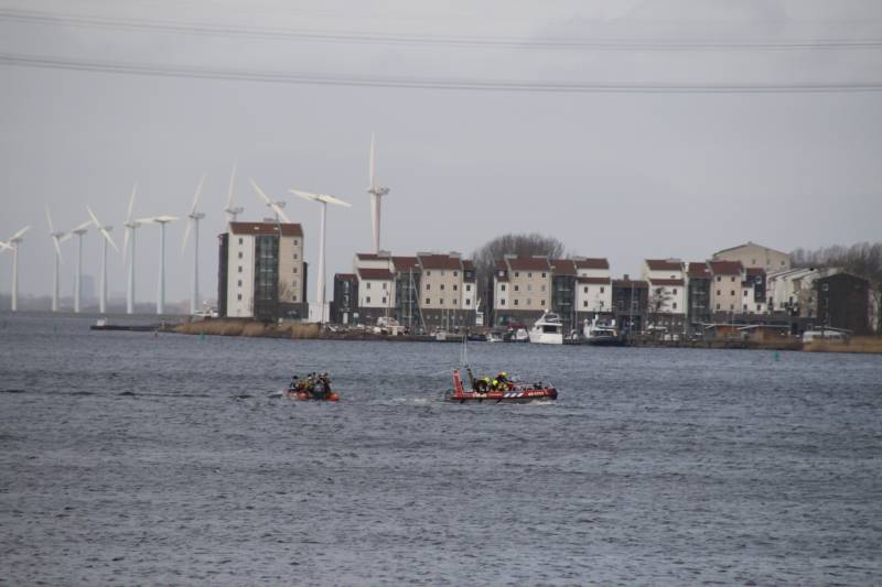 Grote inzet voor brand op vaartuig