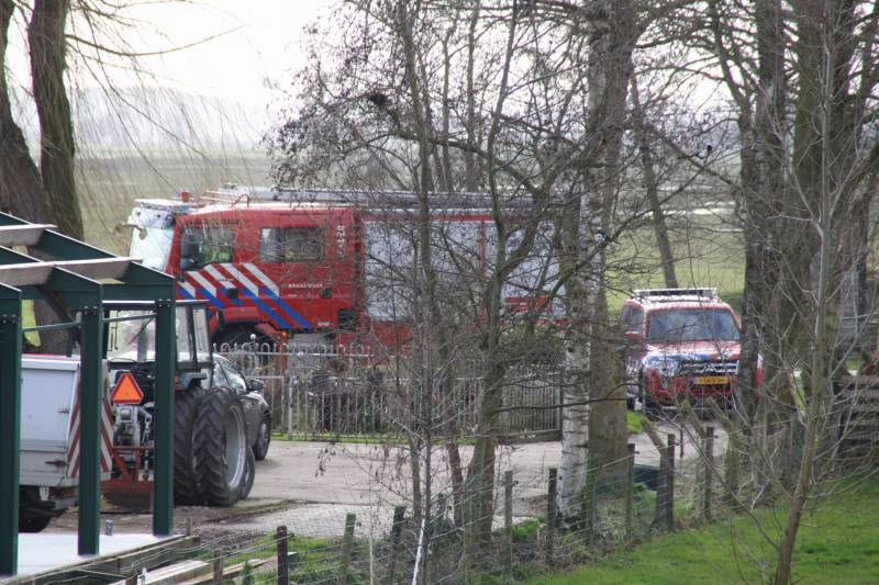 Grote inzet voor brand op vaartuig