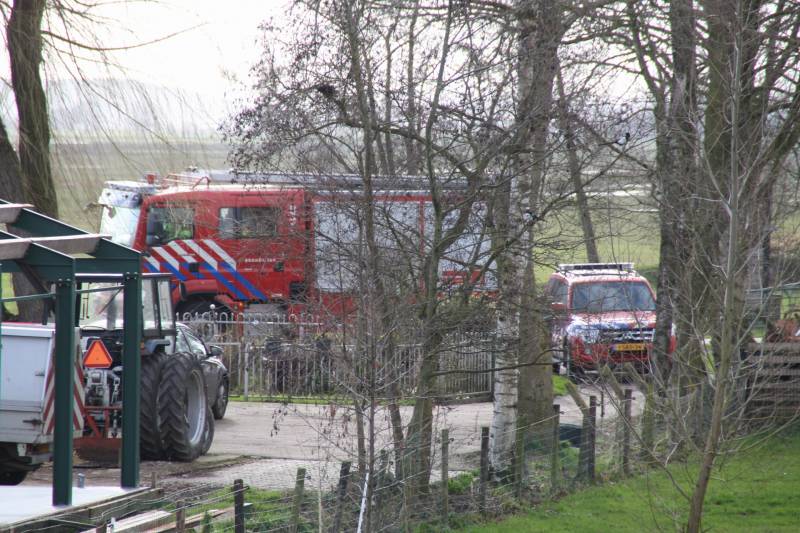 Grote inzet voor brand op vaartuig