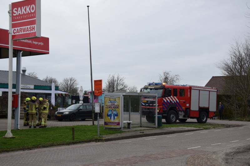 Persoon gewond door CO-vergiftiging Sakko tankstation
