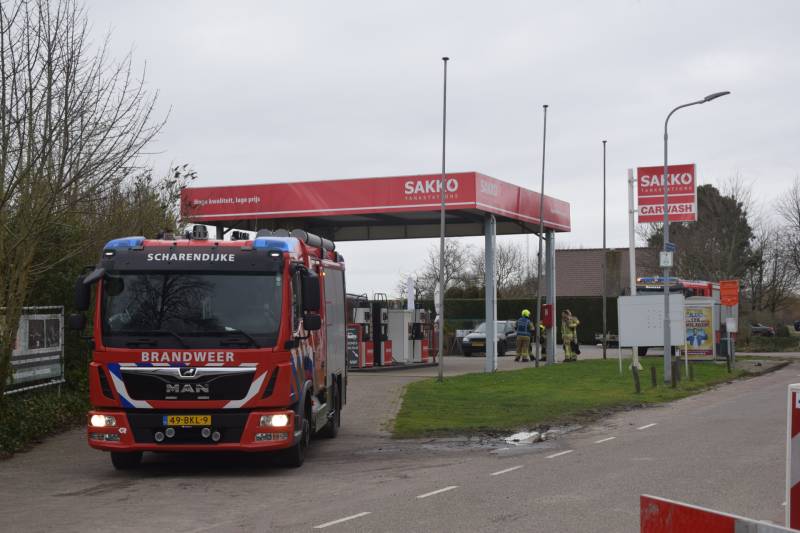 Persoon gewond door CO-vergiftiging Sakko tankstation