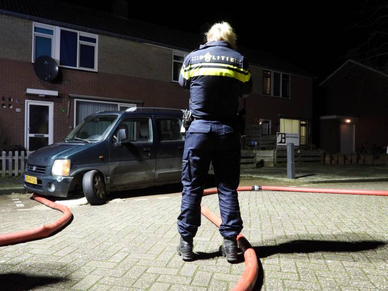 Olie in riool door kapotte auto