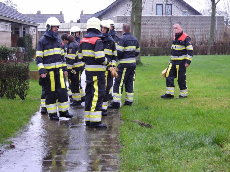Stoepen overstromen door verstopte putten