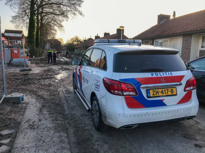 Gasleiding geraakt bij graafwerkzaamheden