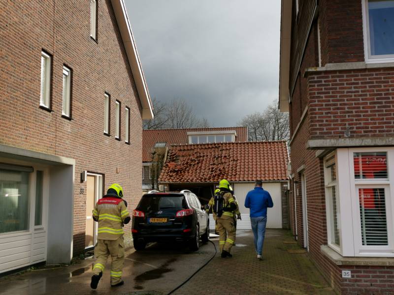 Veel schade na mogelijk brand in schuur