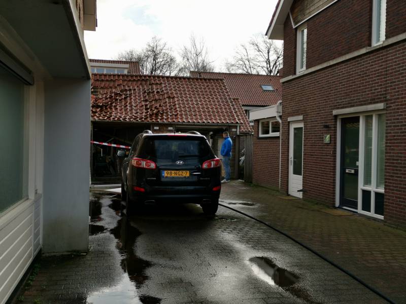 Veel schade na mogelijk brand in schuur