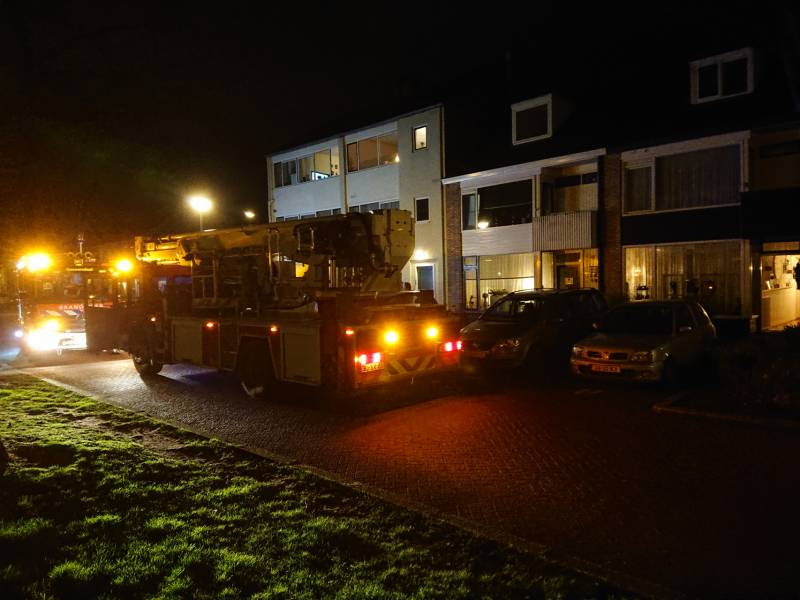 Schoorsteen brand blijkt loos alarm