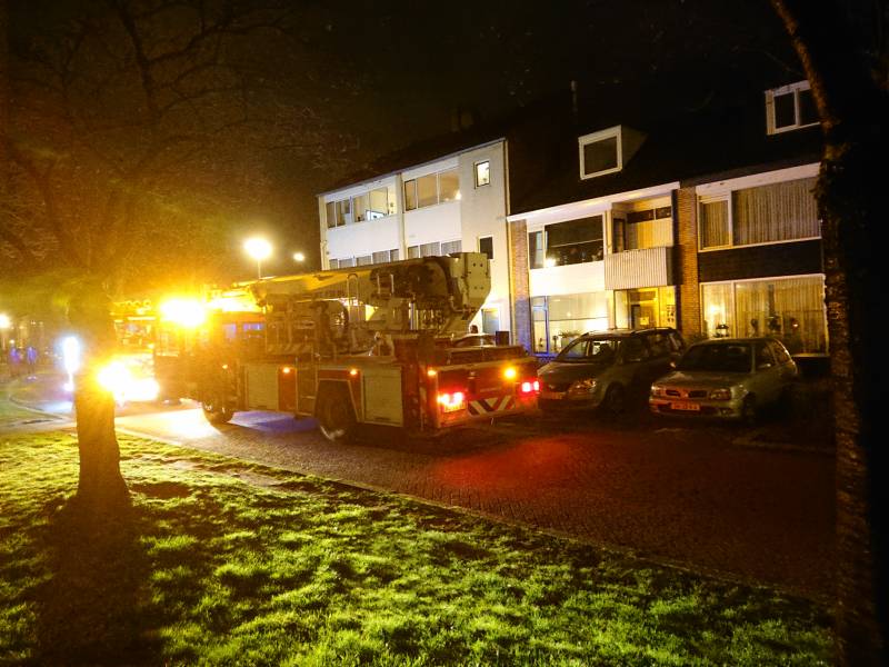 Schoorsteen brand blijkt loos alarm