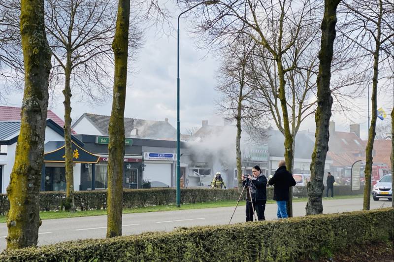 Uitslaande brand in Egyptisch shoarma-restaurant Amon