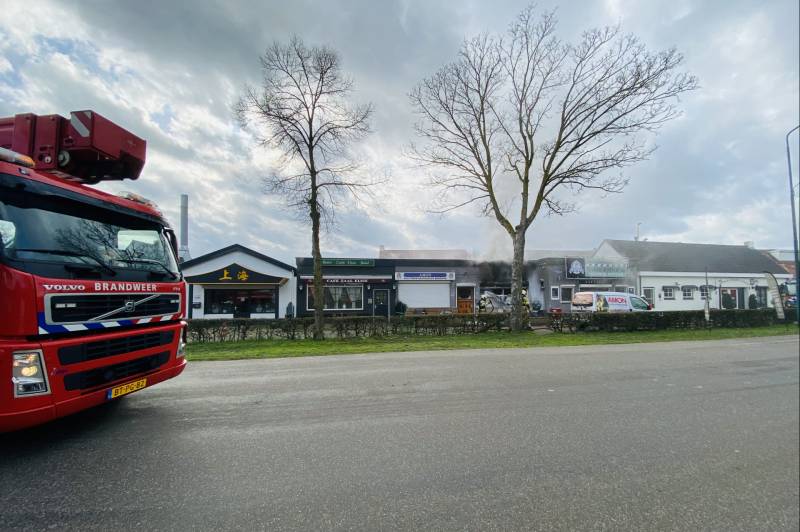 Uitslaande brand in Egyptisch shoarma-restaurant Amon