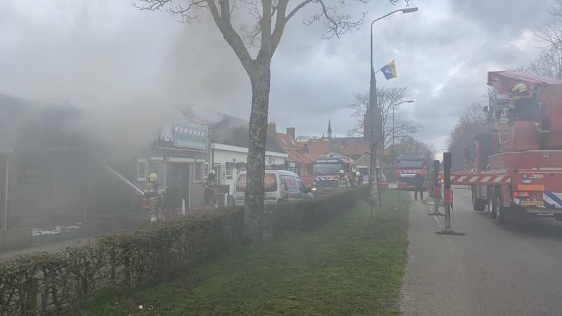 Uitslaande brand in Egyptisch shoarma-restaurant Amon