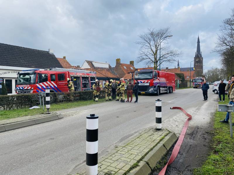 Uitslaande brand in Egyptisch shoarma-restaurant Amon