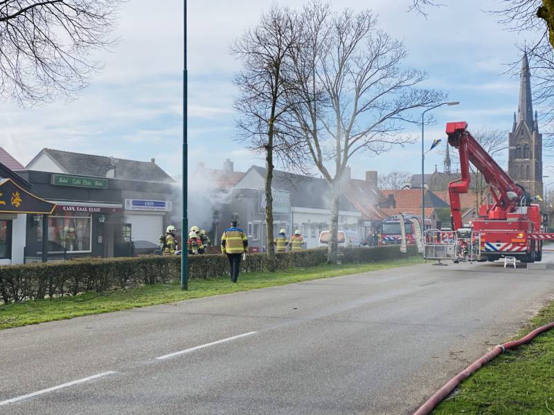 Uitslaande brand in Egyptisch shoarma-restaurant Amon
