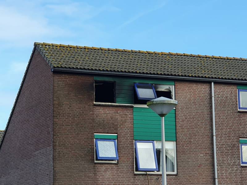 Veel schade aan woning na brand