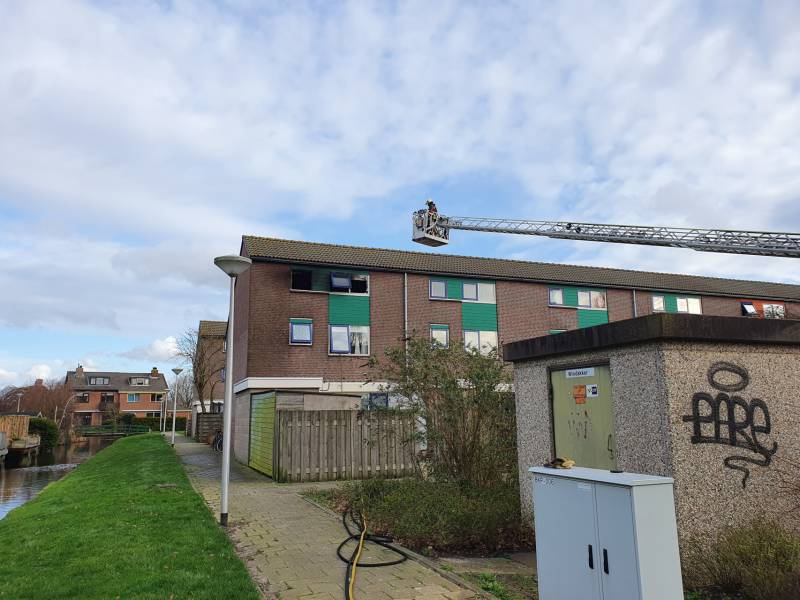 Veel schade aan woning na brand
