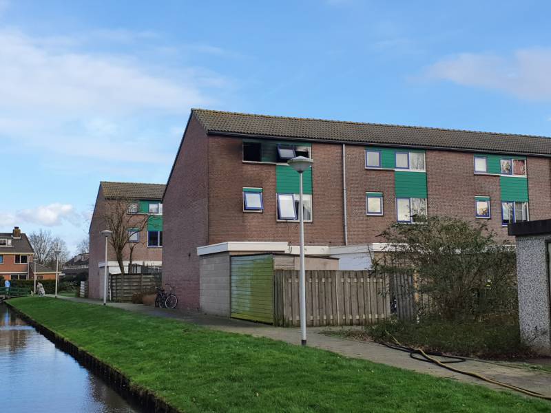 Veel schade aan woning na brand
