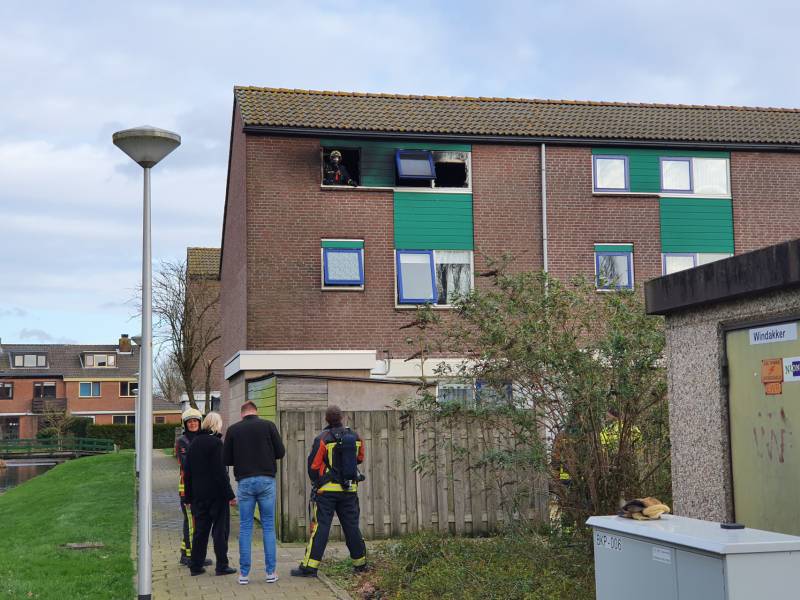 Veel schade aan woning na brand