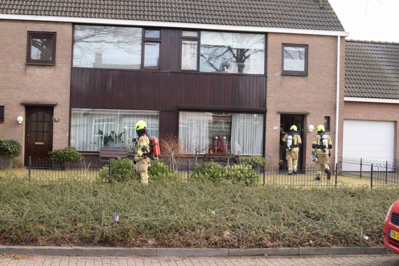Buitenkachel wordt aangezien voor dakbrand