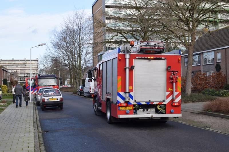 Buitenkachel wordt aangezien voor dakbrand