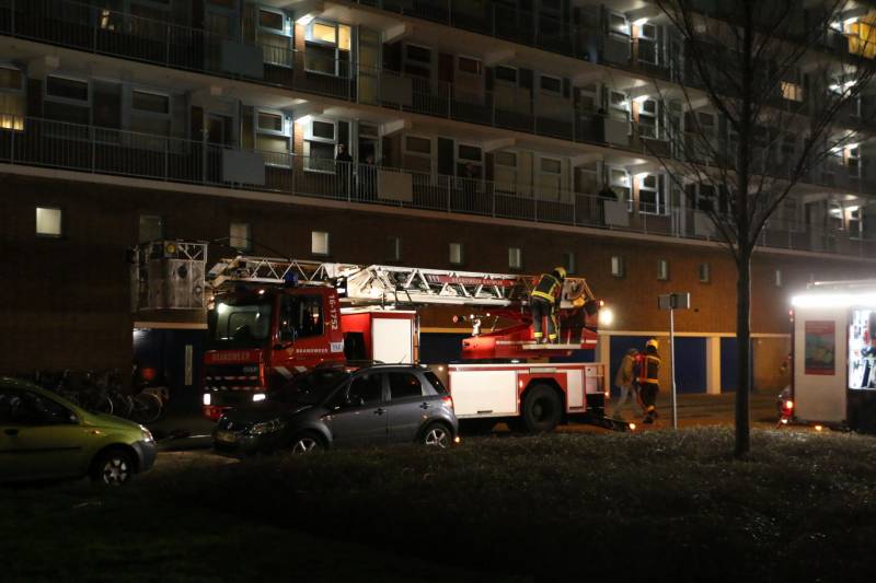 Gewonde bij uitslaande brand in flat