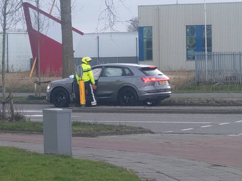 Auto flink beschadigd bij ongeval