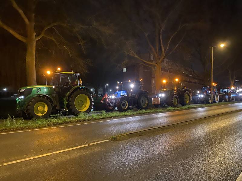 Groningse boeren gestrand in Kampen
