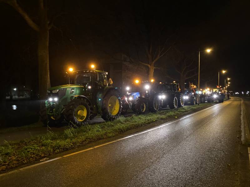 Groningse boeren gestrand in Kampen