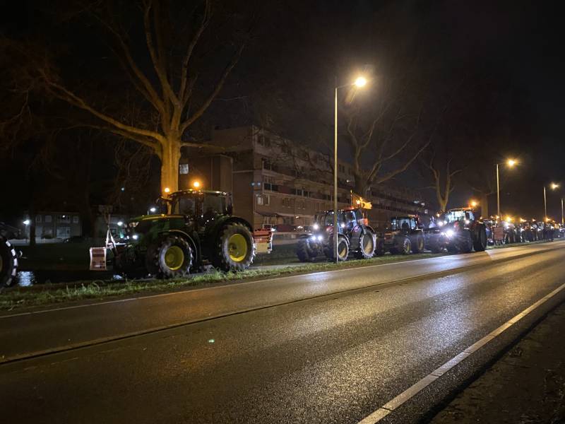 Groningse boeren gestrand in Kampen