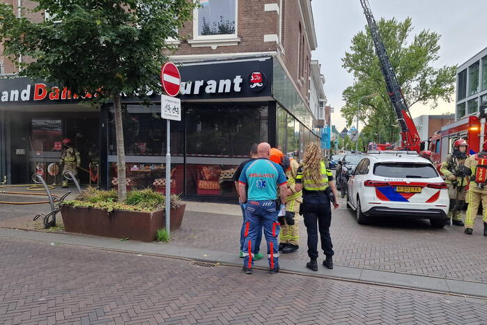 Restaurant Damas ontruimd door brand
