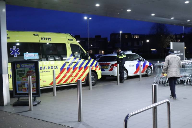 Persoon aangehouden na conflict in supermarkt