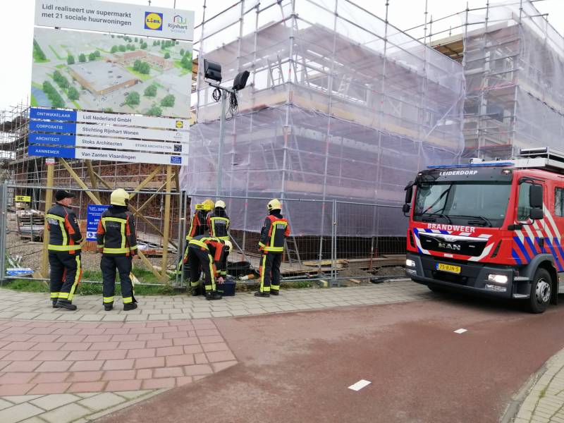 Bouwverlichting dreigt om te vallen