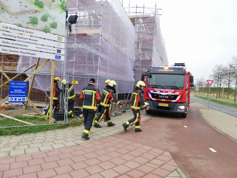 Bouwverlichting dreigt om te vallen