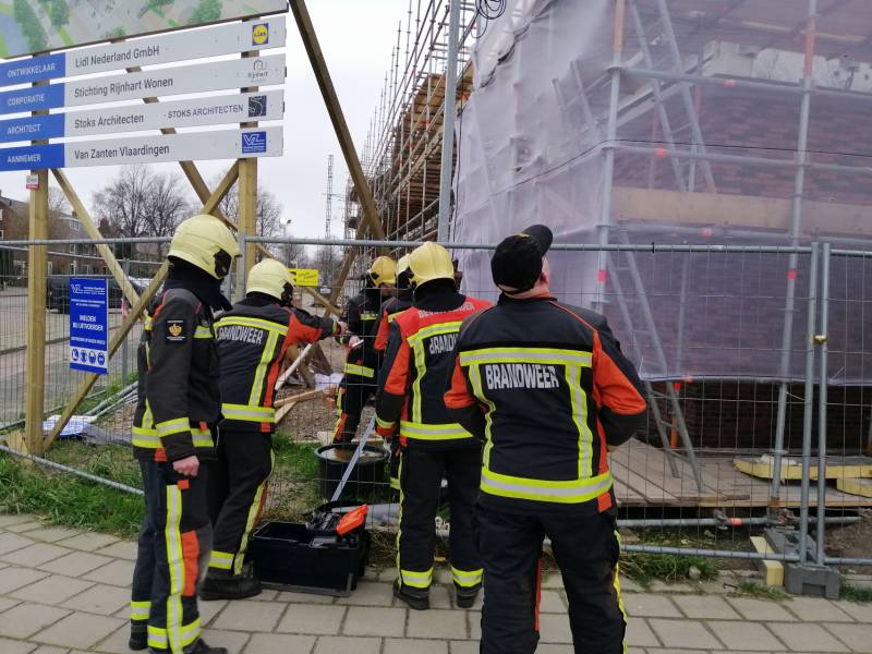 Bouwverlichting dreigt om te vallen