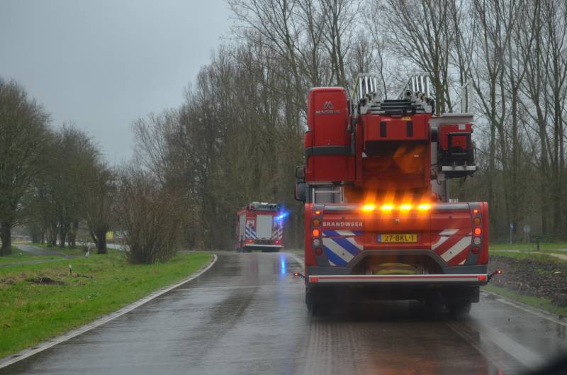 Zoektocht naar persoon te water