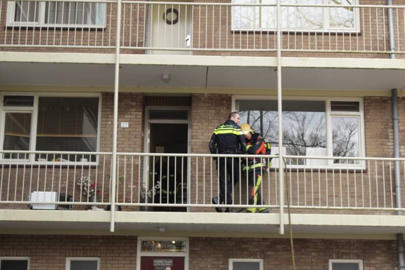 Combimagnetron vliegt in brand tijdens het bakken