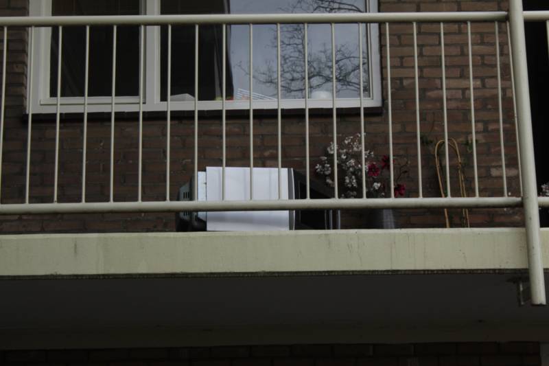 Combimagnetron vliegt in brand tijdens het bakken