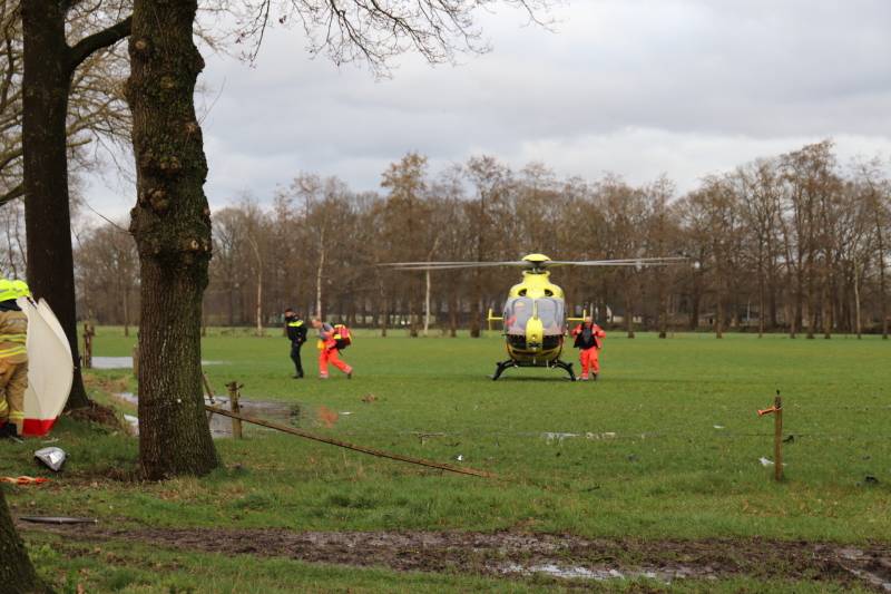 Bestuurder omgekomen na frontale botsing tegen boom