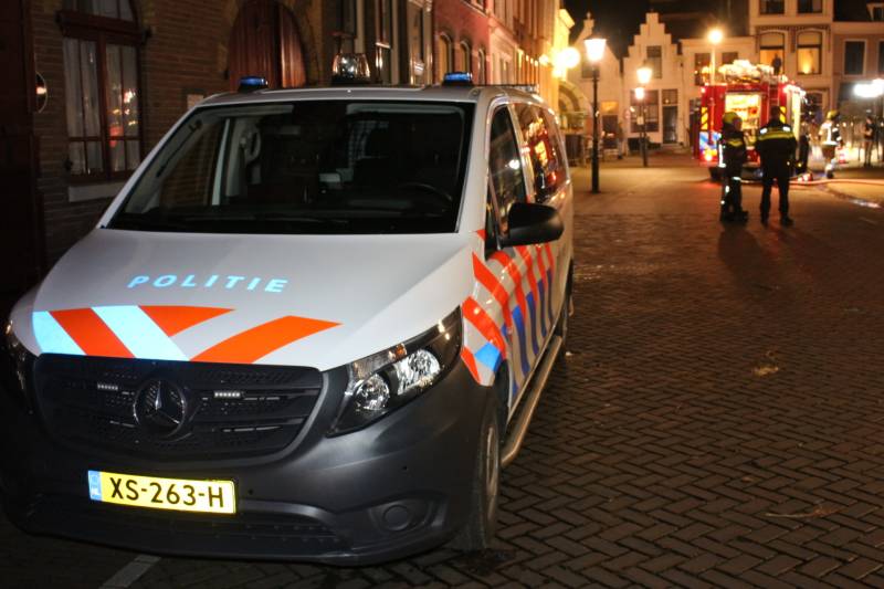 Brand in ondergrondse container