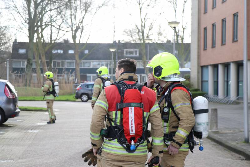 Uitslaande brand in slooppand