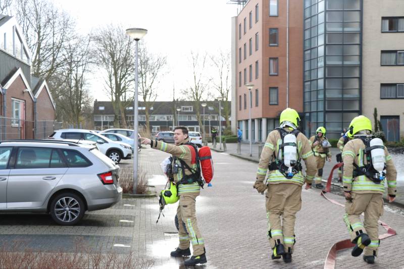 Uitslaande brand in slooppand