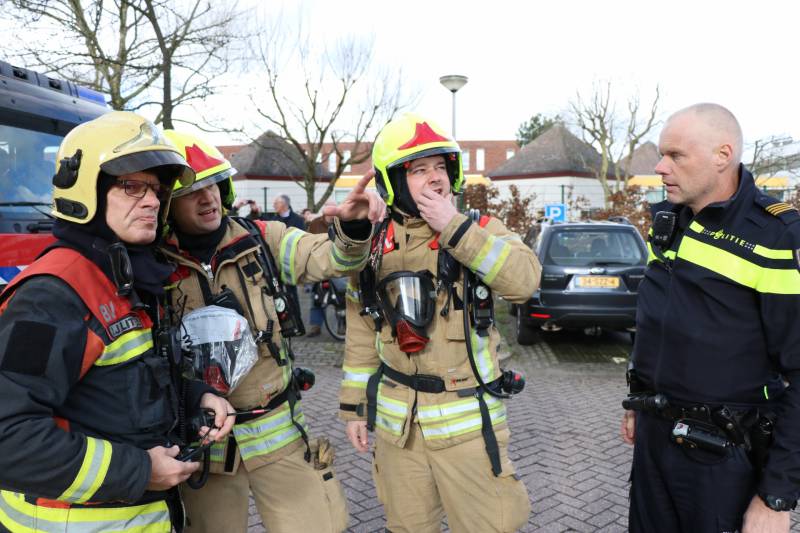 Uitslaande brand in slooppand
